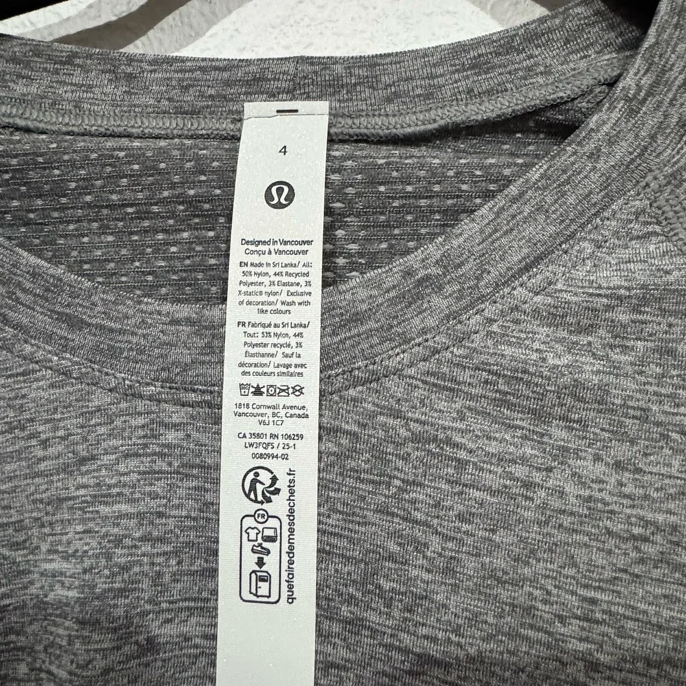 Lulu Lemon Swiftly Tech long Sleeve 2.0 - Picture 2 of 5